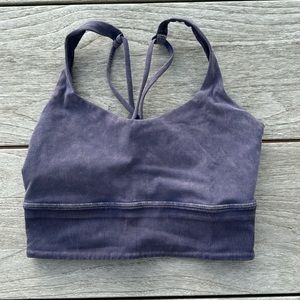Lululemon Energy Longline Sports Bra Purple Size 4